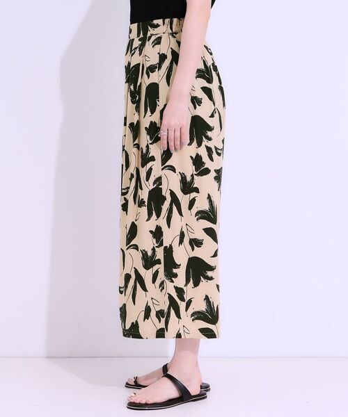 SHOO・LA・RUE / シューラルー ショート・ハーフ・半端丈パンツ | 【S-LL/ひんやり】いつものコーデを華やかに 柄アソート 麻調ガウチョパンツ | 詳細18