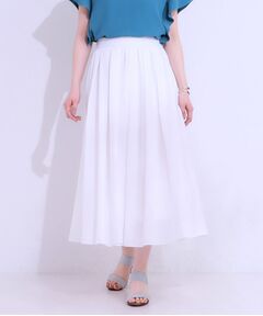 SHOO・LA・RUE / シューラルー ロング・マキシ丈スカート | 【セットアップ可/S-LL】タックフレアスカート