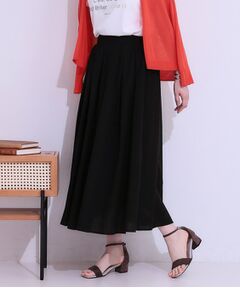 SHOO・LA・RUE / シューラルー ロング・マキシ丈スカート | 【セットアップ可/S-LL】タックフレアスカート