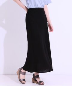 SHOO・LA・RUE / シューラルー ロング・マキシ丈スカート | 【洗える/ひんやり】さらり涼しげ セミフレアスカート