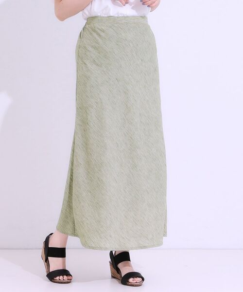 SHOO・LA・RUE / シューラルー ロング・マキシ丈スカート | 【洗える/ひんやり】さらり涼しげ セミフレアスカート | 詳細5