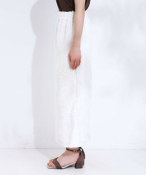 SHOO・LA・RUE / シューラルー ロング・マキシ丈スカート | 【S-LL】花柄レースナロースカート | 詳細10