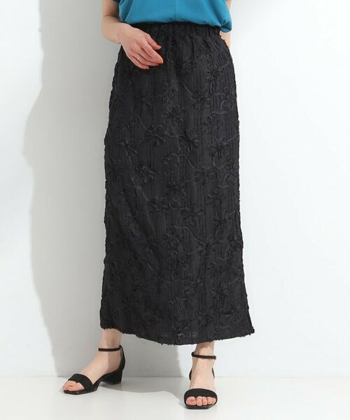 SHOO・LA・RUE / シューラルー ロング・マキシ丈スカート | 【S-LL】花柄レースナロースカート | 詳細5