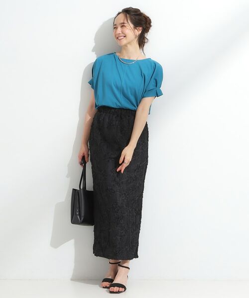 SHOO・LA・RUE / シューラルー ロング・マキシ丈スカート | 【S-LL】花柄レースナロースカート | 詳細7