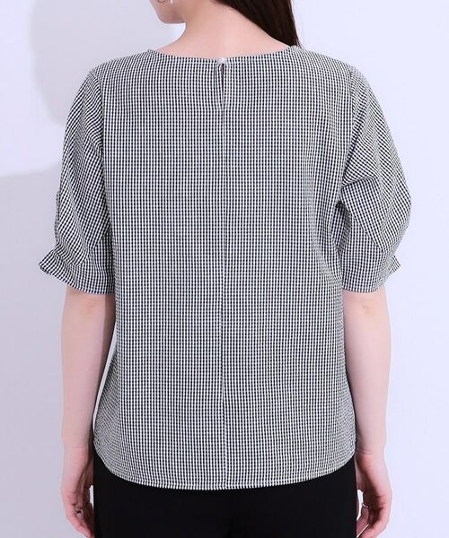 SHOO・LA・RUE / シューラルー シャツ・ブラウス | 【S-LL/セットアップ可/5分袖】涼しくこなれる お袖タックブラウス | 詳細17