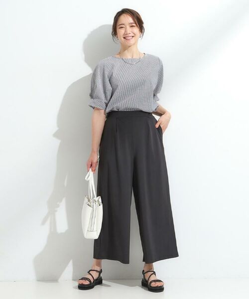 SHOO・LA・RUE / シューラルー シャツ・ブラウス | 【S-LL/セットアップ可/5分袖】涼しくこなれる お袖タックブラウス | 詳細24