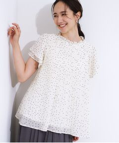 SHOO・LA・RUE / シューラルー シャツ・ブラウス | 【S-LL】プチフリル襟がフェミニン プリーツブラウス