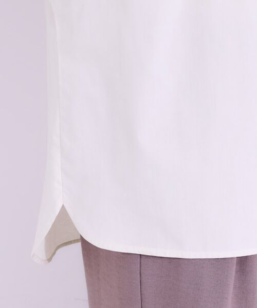 SHOO・LA・RUE / シューラルー シャツ・ブラウス | 【洗える/S-LL】大人の上品シルエット タックデザイン 5分袖ブラウス | 詳細18