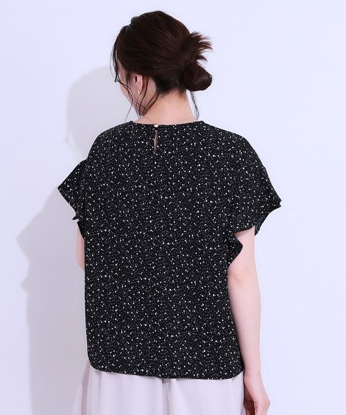 SHOO・LA・RUE / シューラルー シャツ・ブラウス | 【イージーケア/洗える/S-LL】大人フェミニン お袖フリルブラウス | 詳細10