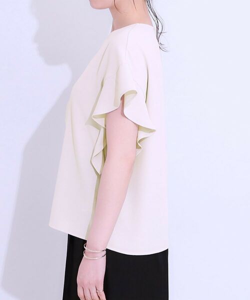 SHOO・LA・RUE / シューラルー シャツ・ブラウス | 【イージーケア/洗える/S-LL】大人フェミニン お袖フリルブラウス | 詳細18