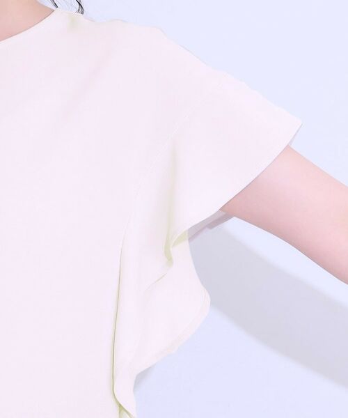 SHOO・LA・RUE / シューラルー シャツ・ブラウス | 【イージーケア/洗える/S-LL】大人フェミニン お袖フリルブラウス | 詳細22