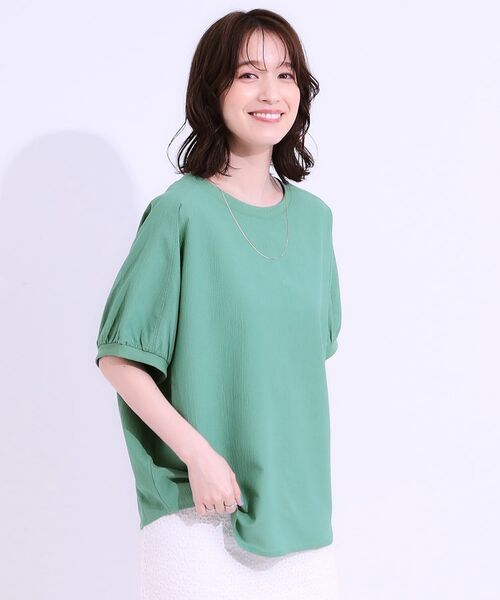 SHOO・LA・RUE / シューラルー シャツ・ブラウス | 【洗える/前後2WAY】涼しく軽やかな アソートドルマンブラウス | 詳細21