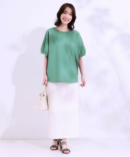 SHOO・LA・RUE / シューラルー シャツ・ブラウス | 【洗える/前後2WAY】涼しく軽やかな アソートドルマンブラウス | 詳細23