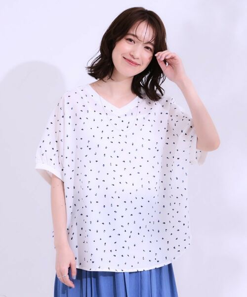 SHOO・LA・RUE / シューラルー シャツ・ブラウス | 【洗える/前後2WAY】涼しく軽やかな アソートドルマンブラウス | 詳細5