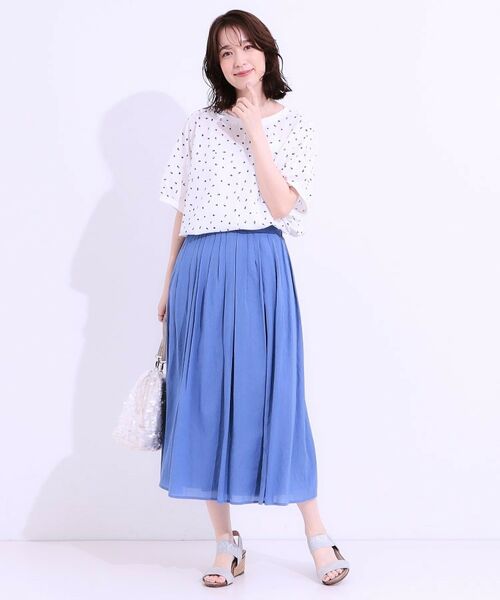 SHOO・LA・RUE / シューラルー シャツ・ブラウス | 【洗える/前後2WAY】涼しく軽やかな アソートドルマンブラウス | 詳細7