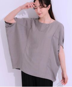 SHOO・LA・RUE / シューラルー シャツ・ブラウス | 【S-LL/ひんやり/体型カバー】ゆるシルエットが心地よい ドルマンブラウス