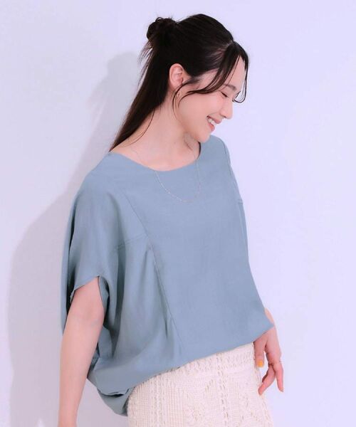 SHOO・LA・RUE / シューラルー シャツ・ブラウス | 【S-LL/ひんやり/体型カバー】ゆるシルエットが心地よい ドルマンブラウス | 詳細14