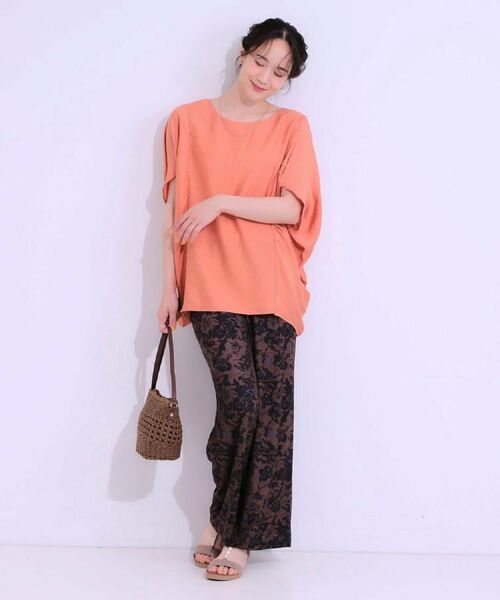 SHOO・LA・RUE / シューラルー シャツ・ブラウス | 【S-LL/ひんやり/体型カバー】ゆるシルエットが心地よい ドルマンブラウス | 詳細19