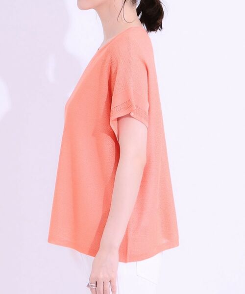 SHOO・LA・RUE / シューラルー その他トップス | 【S-LL/2点セット】涼やかに楽に決まる タンクトップ+編み柄ニット | 詳細15