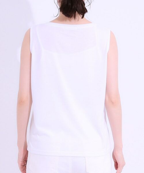 SHOO・LA・RUE / シューラルー その他トップス | 【S-LL/2点セット】涼やかに楽に決まる タンクトップ+編み柄ニット | 詳細22