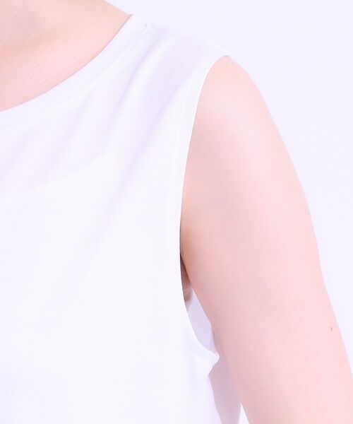 SHOO・LA・RUE / シューラルー その他トップス | 【S-LL/2点セット】涼やかに楽に決まる タンクトップ+編み柄ニット | 詳細24