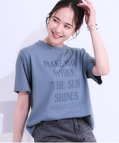 SHOO・LA・RUE / シューラルー Tシャツ | 【S-LL/ひんやり/UV】汗をかいても気になりにくい グラフィックTシャツ