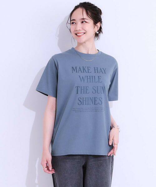 SHOO・LA・RUE / シューラルー Tシャツ | 【S-LL/ひんやり/UV】汗をかいても気になりにくい グラフィックTシャツ | 詳細1