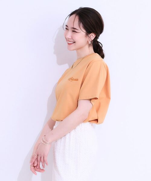 SHOO・LA・RUE / シューラルー Tシャツ | 【S-LL/ひんやり/UV】汗をかいても気になりにくい グラフィックTシャツ | 詳細10