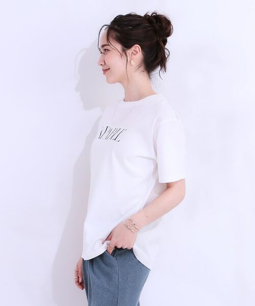 SHOO・LA・RUE / シューラルー Tシャツ | 【S-LL/ひんやり/UV】汗をかいても気になりにくい グラフィックTシャツ | 詳細14