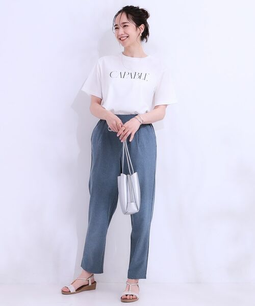 SHOO・LA・RUE / シューラルー Tシャツ | 【S-LL/ひんやり/UV】汗をかいても気になりにくい グラフィックTシャツ | 詳細15