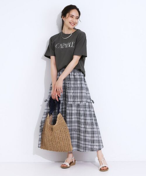 SHOO・LA・RUE / シューラルー Tシャツ | 【S-LL/ひんやり/UV】汗をかいても気になりにくい グラフィックTシャツ | 詳細19