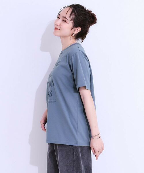 SHOO・LA・RUE / シューラルー Tシャツ | 【S-LL/ひんやり/UV】汗をかいても気になりにくい グラフィックTシャツ | 詳細2