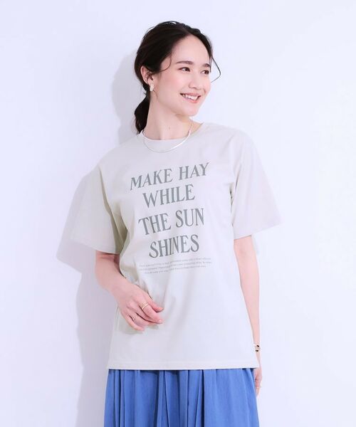 SHOO・LA・RUE / シューラルー Tシャツ | 【S-LL/ひんやり/UV】汗をかいても気になりにくい グラフィックTシャツ | 詳細21
