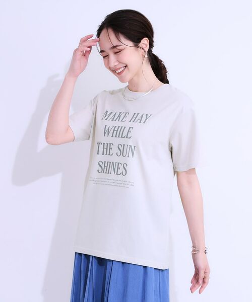 SHOO・LA・RUE / シューラルー Tシャツ | 【S-LL/ひんやり/UV】汗をかいても気になりにくい グラフィックTシャツ | 詳細22