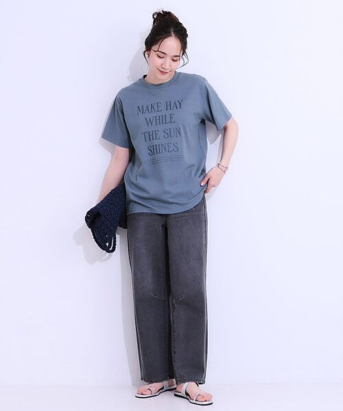 SHOO・LA・RUE / シューラルー Tシャツ | 【S-LL/ひんやり/UV】汗をかいても気になりにくい グラフィックTシャツ | 詳細3