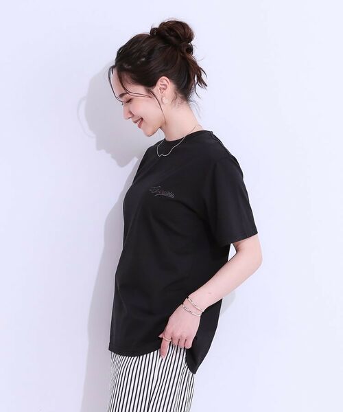 SHOO・LA・RUE / シューラルー Tシャツ | 【S-LL/ひんやり/UV】汗をかいても気になりにくい グラフィックTシャツ | 詳細6