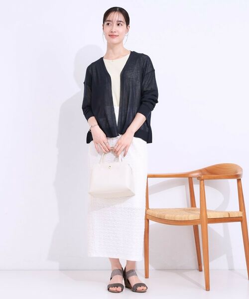 SHOO・LA・RUE / シューラルー カーディガン・ボレロ | 【洗える/S-LL】ナチュラル感が上品 サッと羽織れるカーディガン | 詳細15