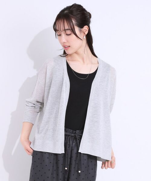 SHOO・LA・RUE / シューラルー カーディガン・ボレロ | 【洗える/S-LL】ナチュラル感が上品 サッと羽織れるカーディガン | 詳細2