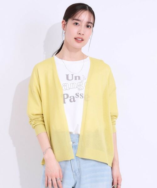 SHOO・LA・RUE / シューラルー カーディガン・ボレロ | 【洗える/S-LL】ナチュラル感が上品 サッと羽織れるカーディガン | 詳細5