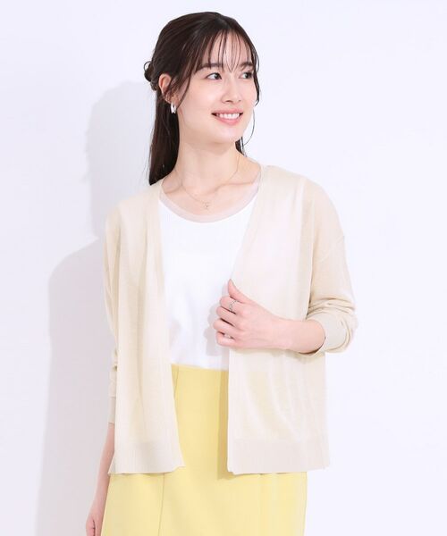 SHOO・LA・RUE / シューラルー カーディガン・ボレロ | 【洗える/S-LL】ナチュラル感が上品 サッと羽織れるカーディガン | 詳細9