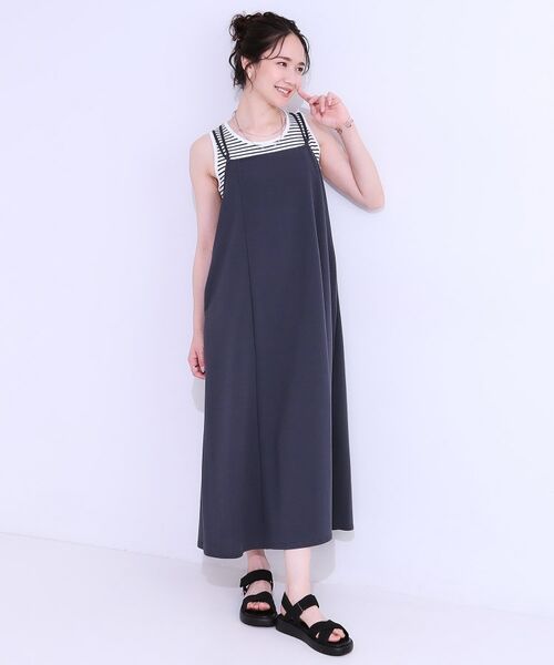 SHOO・LA・RUE / シューラルー ロング・マキシ丈ワンピース | 女性らしさ溢れる　フレアキャミワンピース | 詳細1