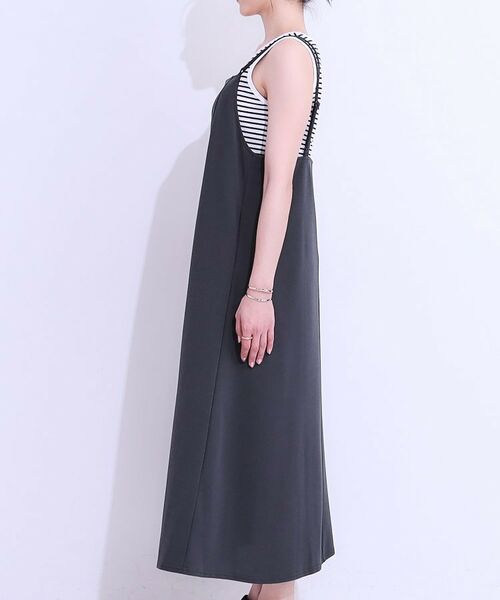 セール】 女性らしさ溢れる フレアキャミワンピース （ロング