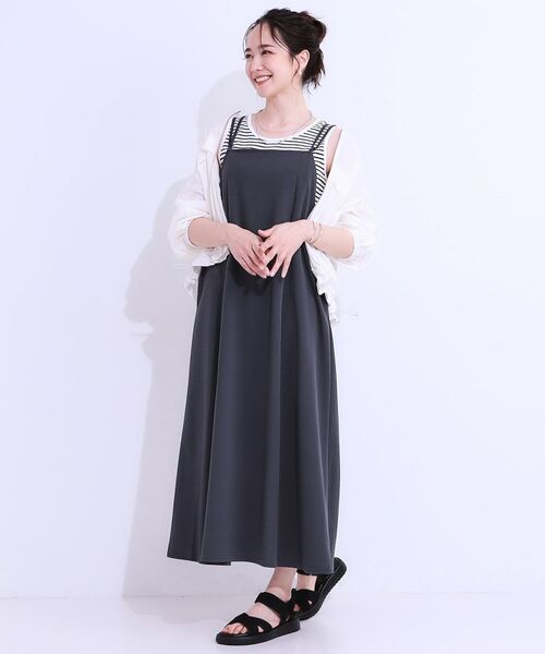 SHOO・LA・RUE / シューラルー ロング・マキシ丈ワンピース | 女性らしさ溢れる　フレアキャミワンピース | 詳細2