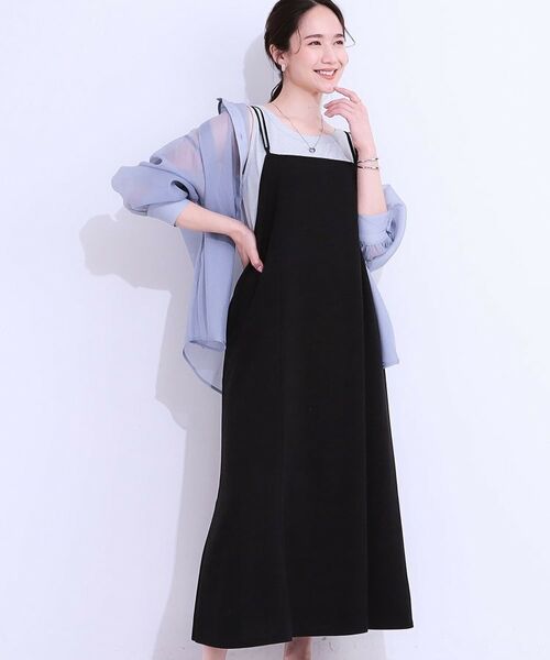 【SinceThen】 キャミソール ワンピース 黒 フレア ロング Amazon.co.jp: [WANSHIX] キャミワンピース 黒ワンピース