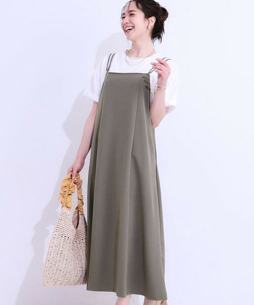 SHOO・LA・RUE/シューラルー 女性らしさ溢れる フレアキャミワンピース モカブラウン(042) 03(L) SHOO・LA・RUE/シューラルー 女性らしさ溢れる フレアキャミワンピース モカブラウン(042) 03(L)