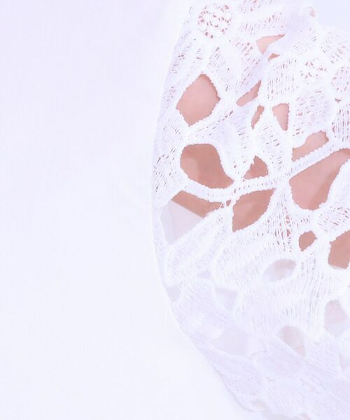 SHOO・LA・RUE / シューラルー ミニ丈・ひざ丈ワンピース | お袖レースが上品な シャツワンピース | 詳細4