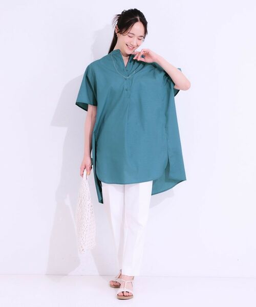 SHOO・LA・RUE / シューラルー チュニック | 【洗える】体型きれい見え チュニックワンピース | 詳細15