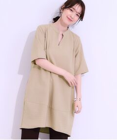 SHOO・LA・RUE / シューラルー チュニック | 【洗える】楽に体型カバー叶う チュニックワンピース