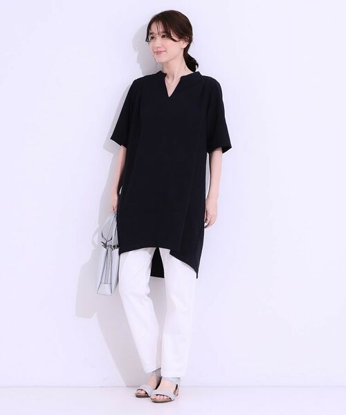 SHOO・LA・RUE / シューラルー チュニック | 【洗える】楽に体型カバー叶う チュニックワンピース | 詳細11