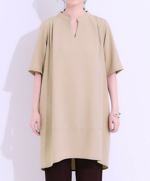 SHOO・LA・RUE / シューラルー チュニック | 【洗える】楽に体型カバー叶う チュニックワンピース | 詳細13